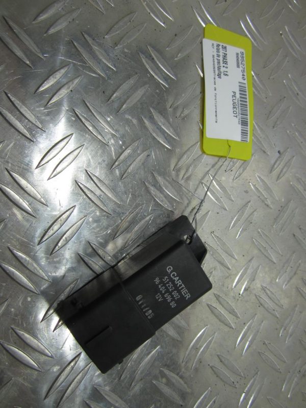 Relais de prechauffage PEUGEOT 207 PHASE 2 –
