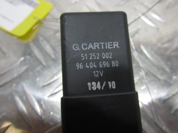 Relais de prechauffage PEUGEOT 207 PHASE 1 1.6HDI – 9640469680