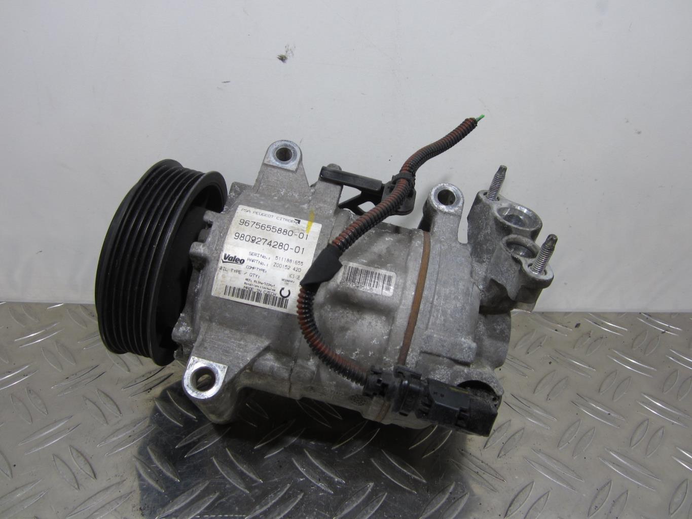 Compresseur clim PEUGEOT 308 2 – 9675655880 / 9809274280 / Z0015242D