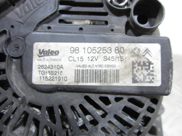 Alternateur PEUGEOT 308 2 – 9810525380
