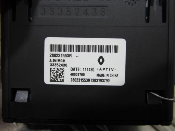 Prise port USB RENAULT CLIO 5 – 280231553R