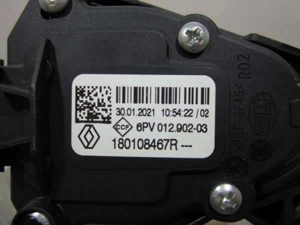 Potentiometre de pedale de gaz d’accelerateur RENAULT CLIO 5 – 180108467r