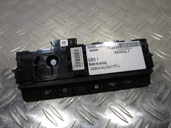 Bouton de warning RENAULT CLIO 5 – 283e86345r