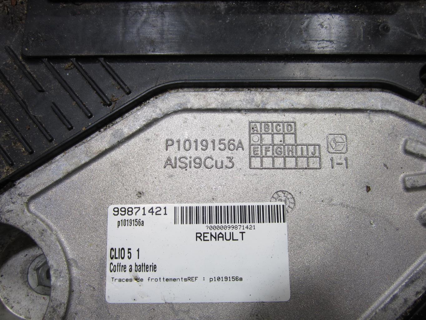 Coffre à batterie RENAULT CLIO 5 – p1019156a