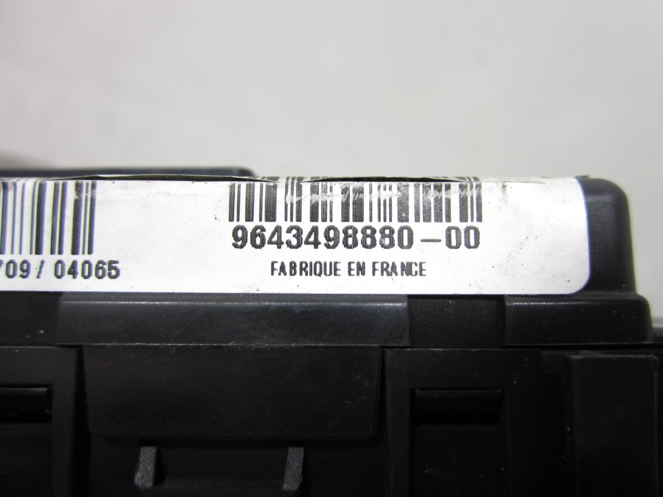 Boitier servitude moteur (BSM) PEUGEOT 206 PHASE 2 – 9643498880