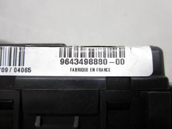 Boitier servitude moteur (BSM) PEUGEOT 206 PHASE 2 – 9643498880