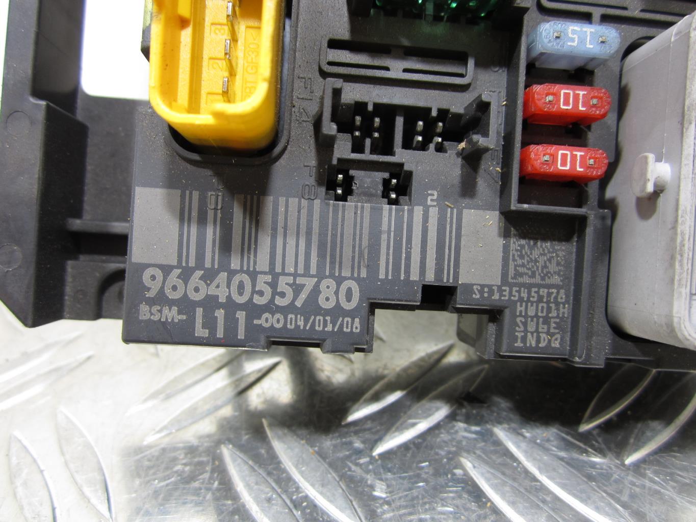 Boitier servitude moteur (BSM) PEUGEOT 207 PHASE 1 – 9664055780
