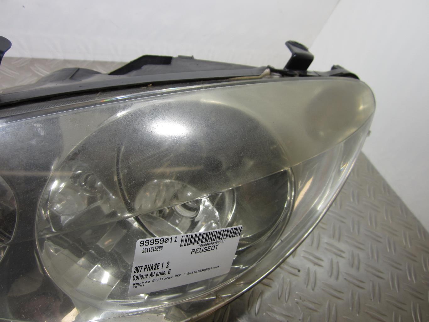 Optique avant principal gauche (feux)(phare) PEUGEOT 307 PHASE 1 – 9641615380