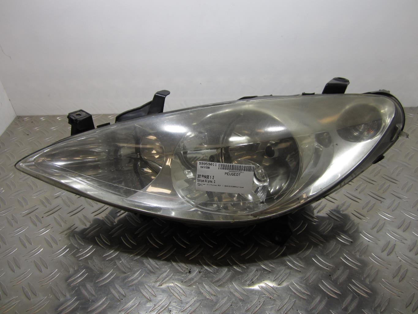 Optique avant principal gauche (feux)(phare) PEUGEOT 307 PHASE 1 – 9641615380