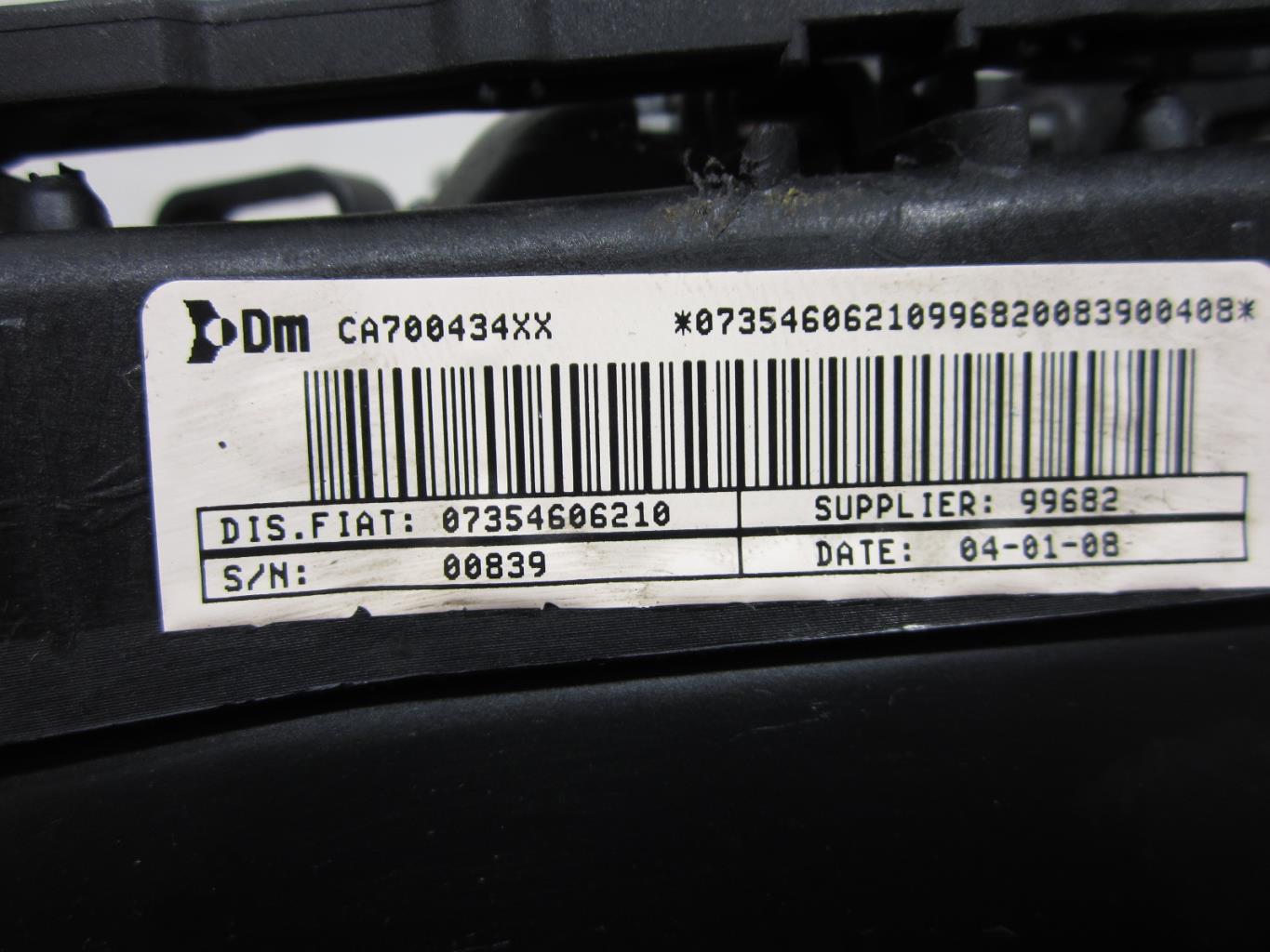Air bag conducteur FIAT GRANDE PUNTO – 07354606210