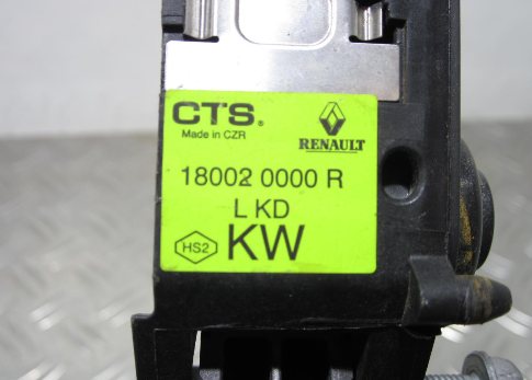 Potentiometre de pedale de gaz d’accelerateur RENAULT MEGANE 4 PHASE 1 – 180020000R