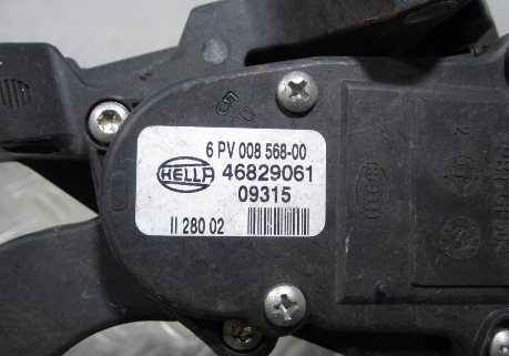 Potentiometre de pedale de gaz d’accelerateur FIAT PUNTO 2 PHASE 1 – 46829061 / 6PV00856800