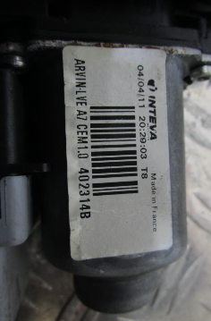 Leve vitre electrique avant droit PEUGEOT 207 PHASE 2 BREAK – 9671270880