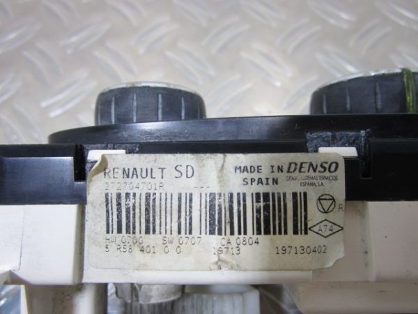 Commande chauffage RENAULT CLIO 4 – 272704701R