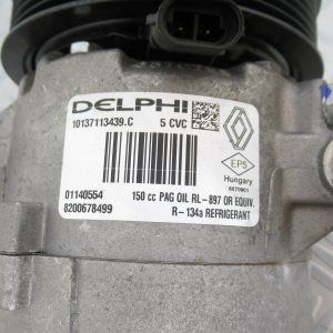 Compresseur de climatisation Delphi Renault Scenic 2  8200678499