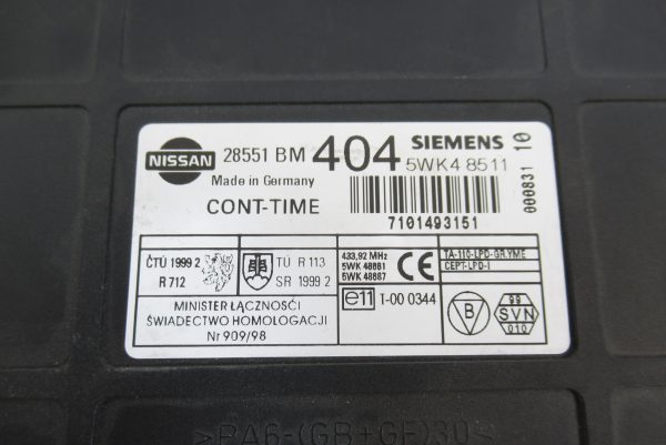 Module Controle Siemens Nissan Almera 1.8L 5WK48511
