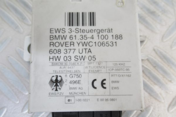 Boitier ECU BMW Serie 5 E39 530D  608377UTA