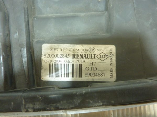 Optique avant principal gauche RENAULT LAGUNA 2 8200002845
