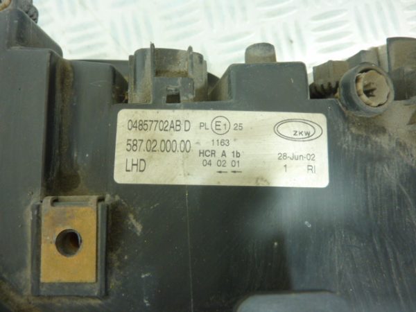 Optique avant principal droit CHRYSLER VOYAGER 4 04857702AB