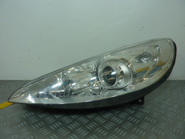 Optique avant principal gauche (feux)(phare) PEUGEOT 407 COUPE