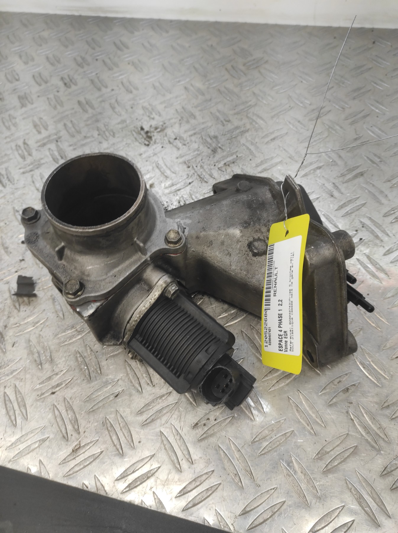 Vanne EGR RENAULT ESPACE 4 PHASE 1 – 8200407431