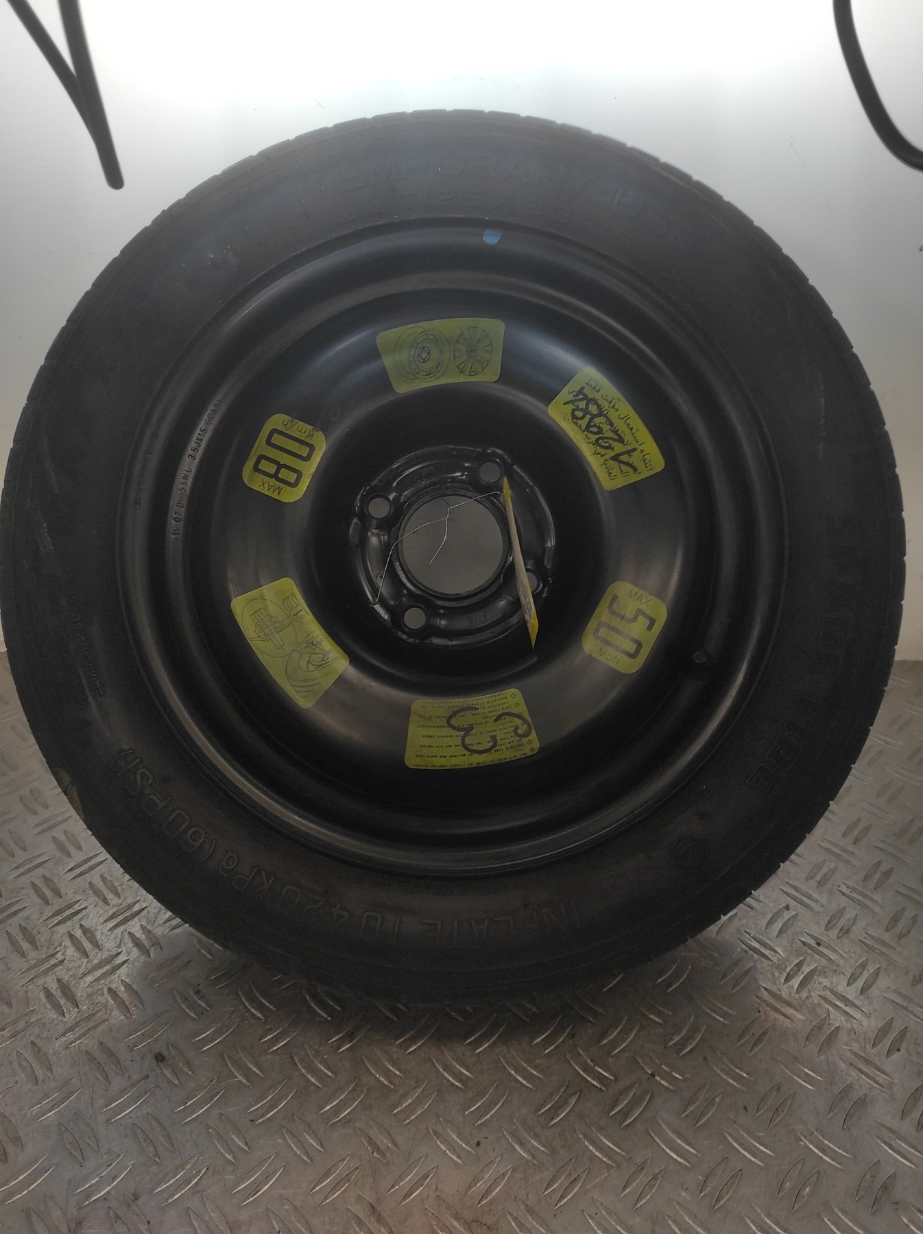 Roue de secours CITROEN C3 2 PHASE 1 – 00005401T0