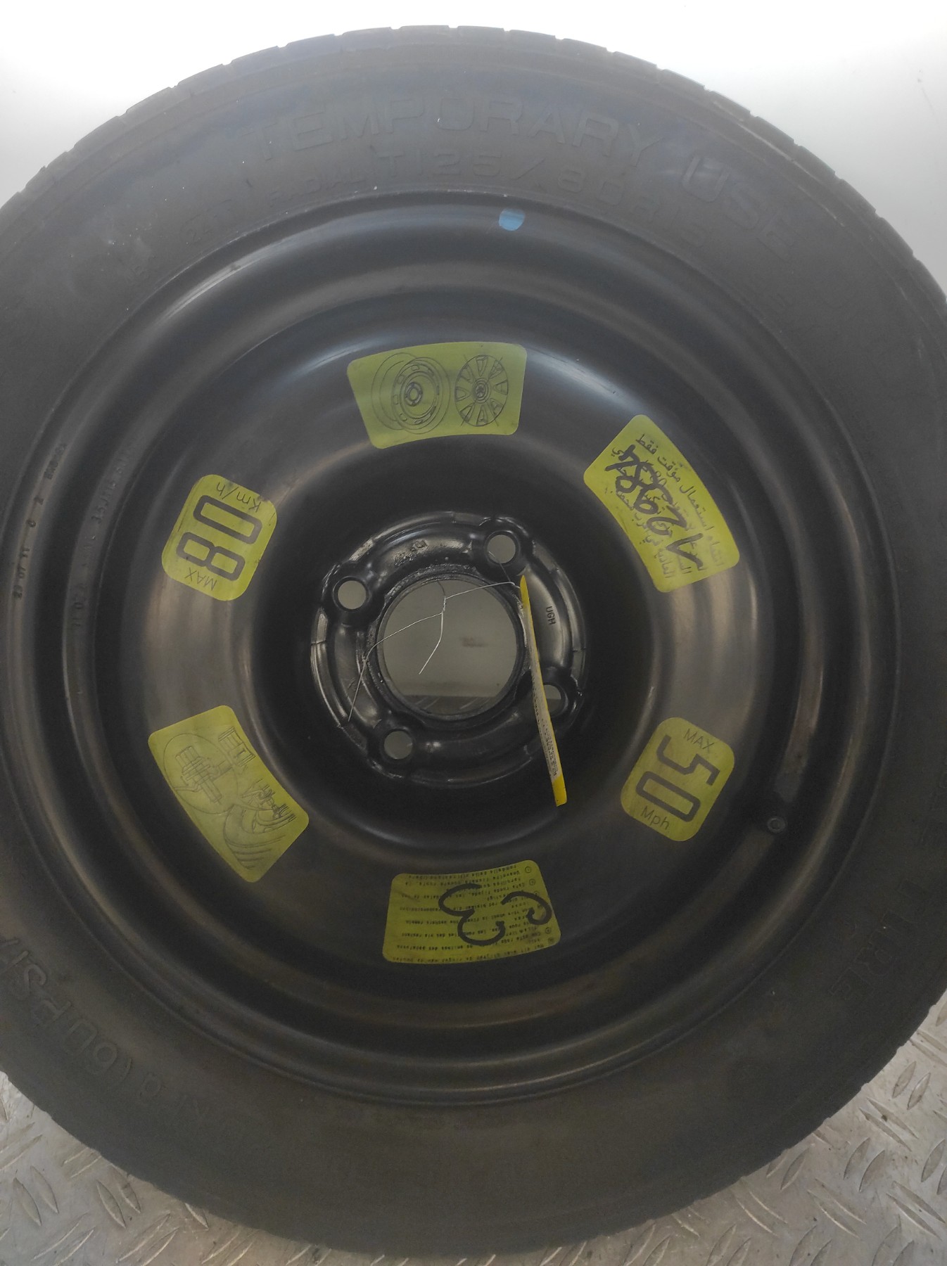 Roue de secours CITROEN C3 2 PHASE 1 – 00005401T0