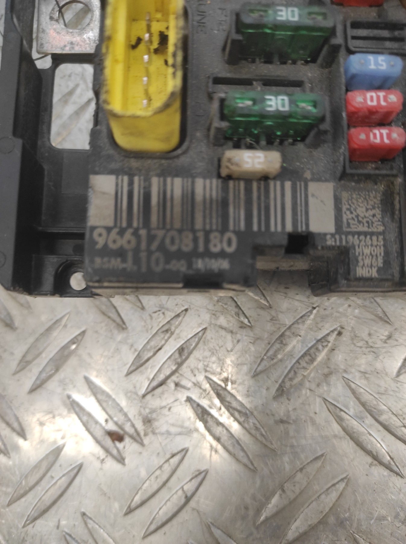 Boitier servitude moteur (BSM) PEUGEOT 207 PHASE 1 – 9661708180