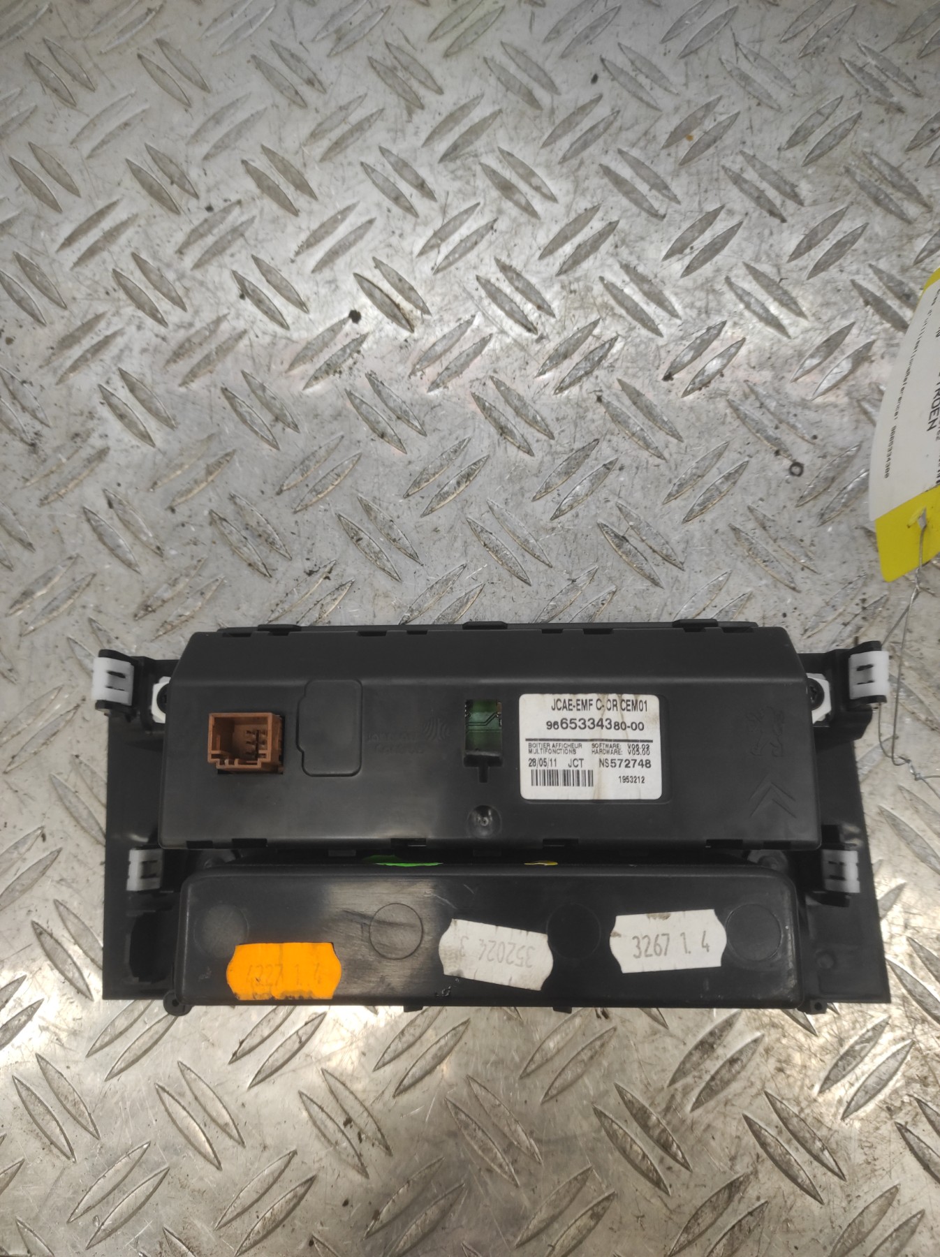 Afficheur CITROEN C4 2 PHASE 1 – 9665334380