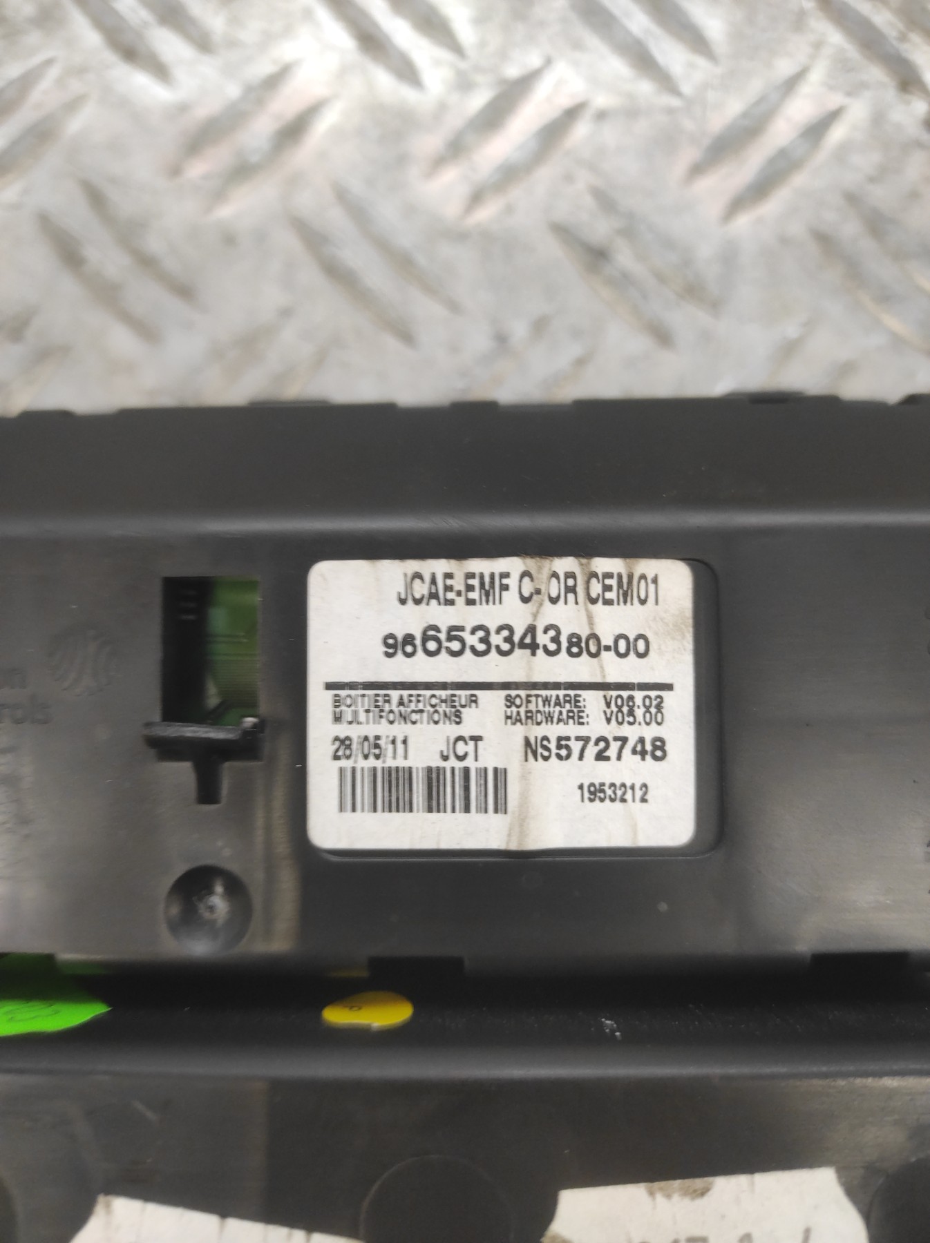 Afficheur CITROEN C4 2 PHASE 1 – 9665334380