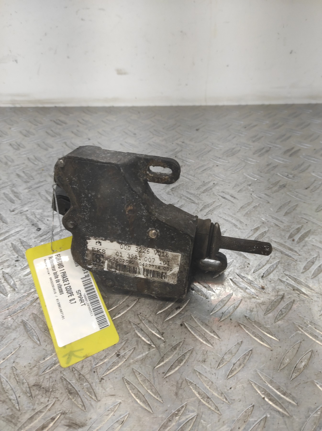 Actionneur boite de vitesses SMART FORTWO 1 PHASE 2 COUPE – 003226V016