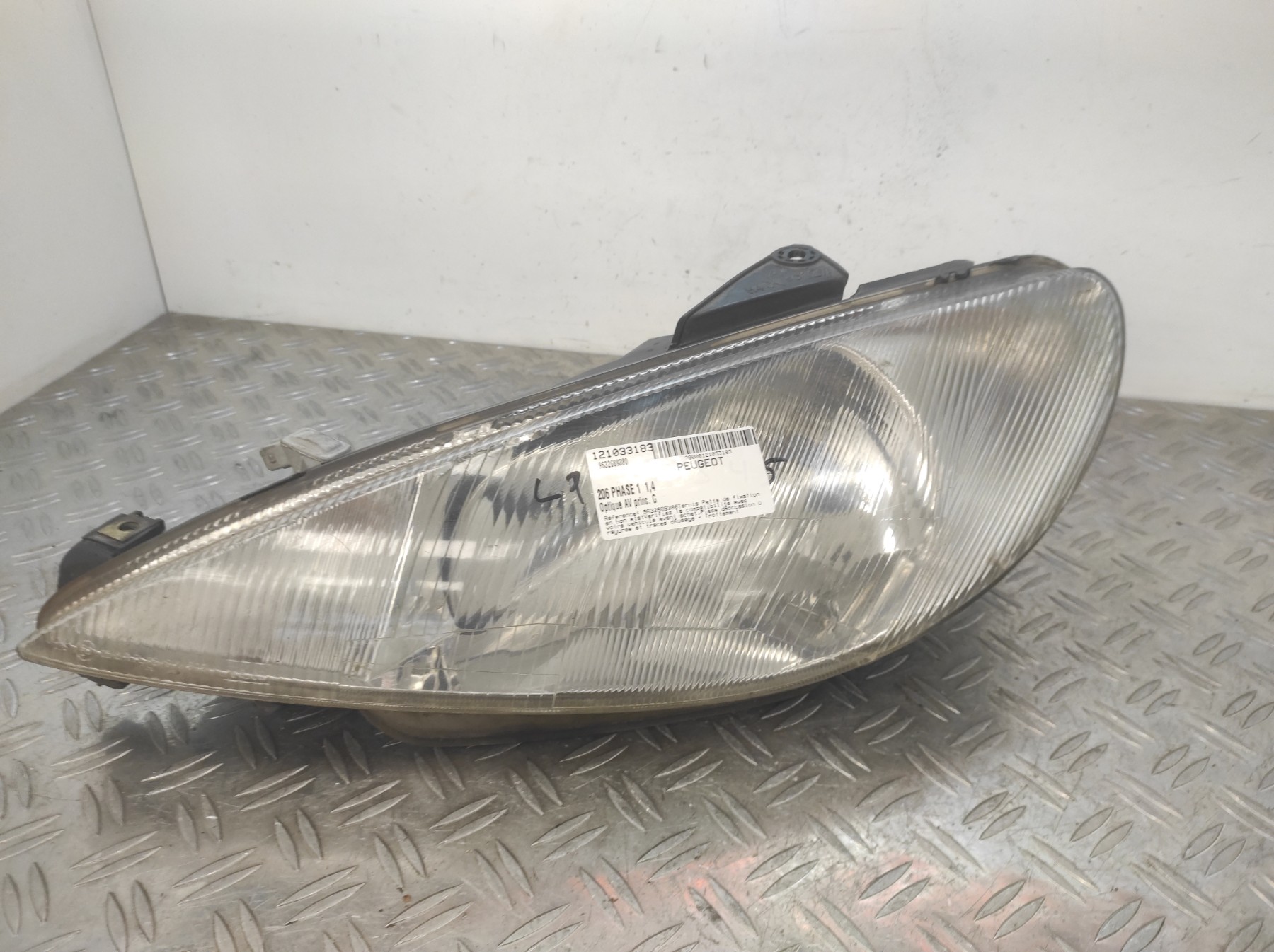 Optique avant principal gauche (feux)(phare) PEUGEOT 206 PHASE 1 – 9632689380