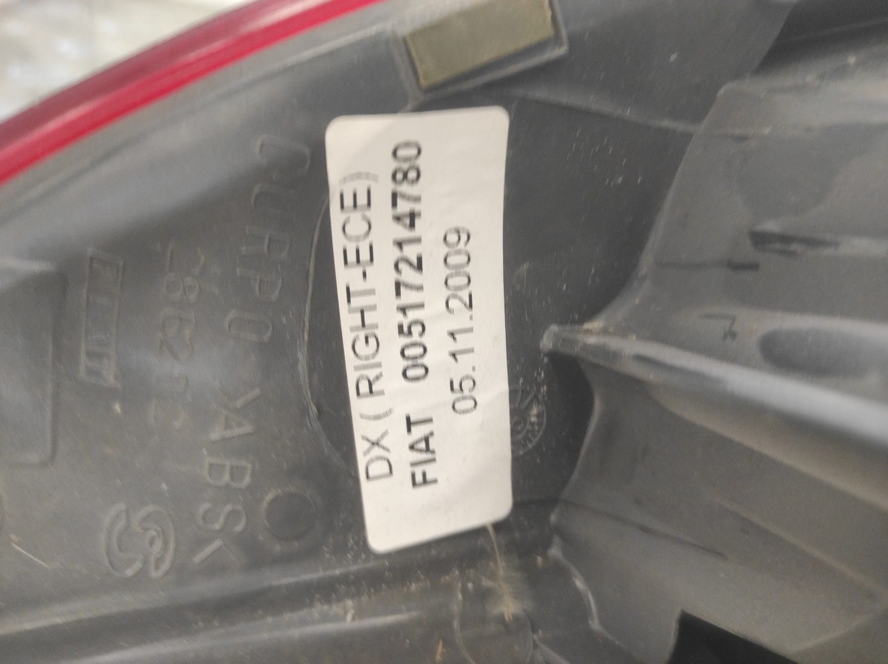 Feu arriere principal droit (feux) FIAT PUNTO 2 PHASE 1 – 517214780