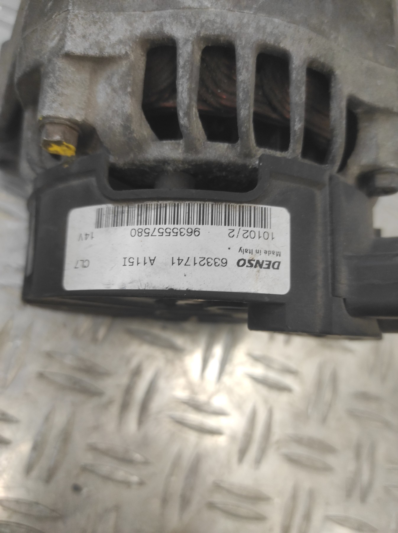 Alternateur PEUGEOT 206 PHASE 2 – 9635557580