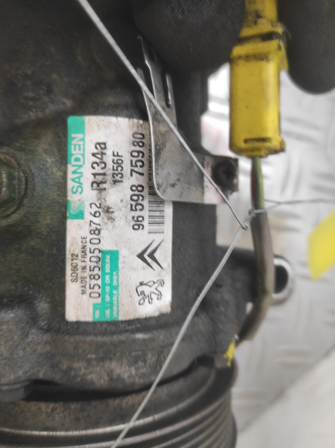 Compresseur clim PEUGEOT 308 1 PHASE 1 – 9659875980