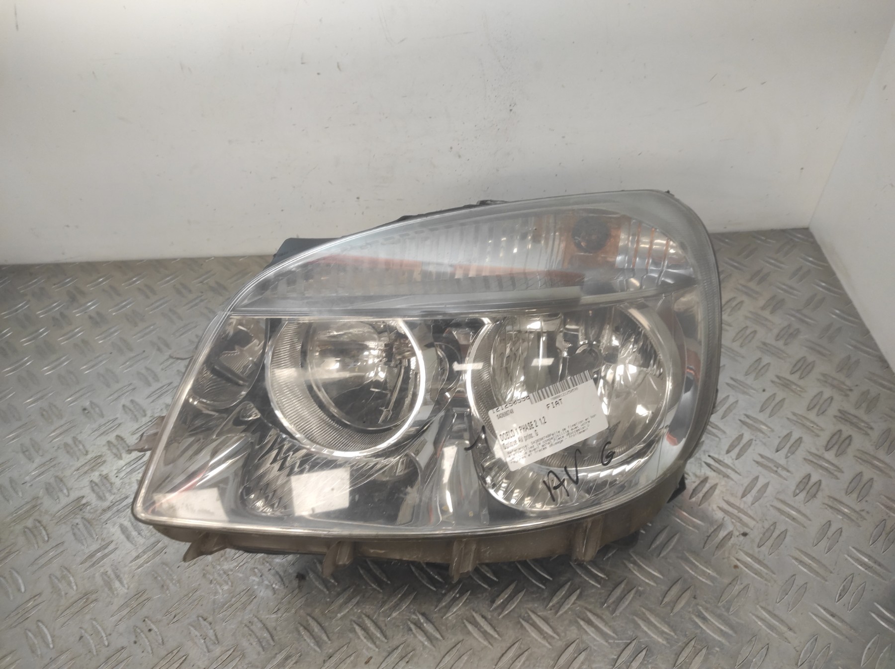 Optique avant principal gauche (feux)(phare) FIAT DOBLO 1 PHASE 2 – S43690748