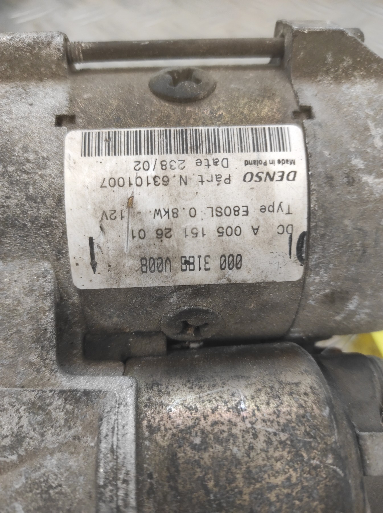 Demarreur SMART CITY COUPE PHASE 1 – A0051512601