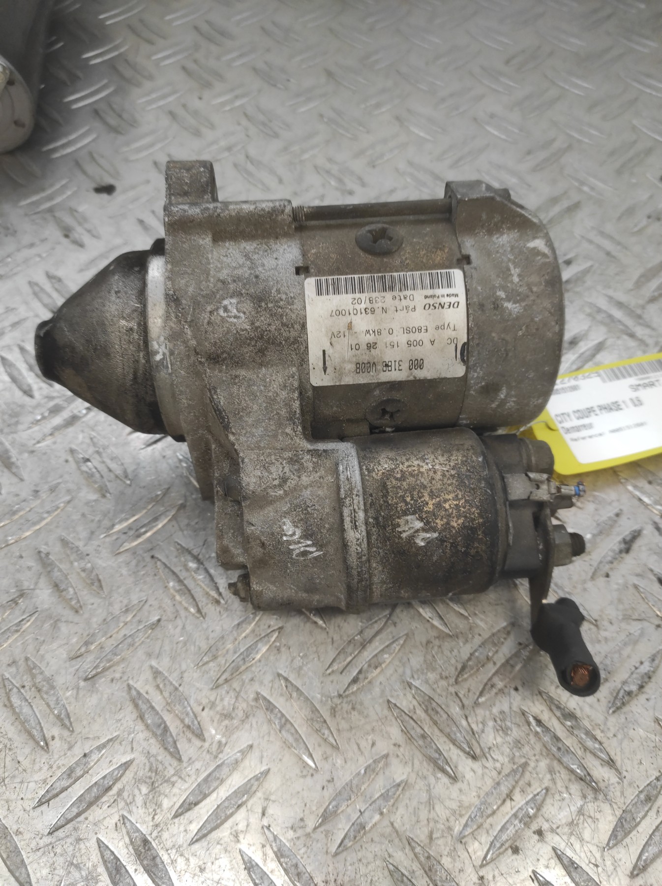 Demarreur SMART CITY COUPE PHASE 1 – A0051512601