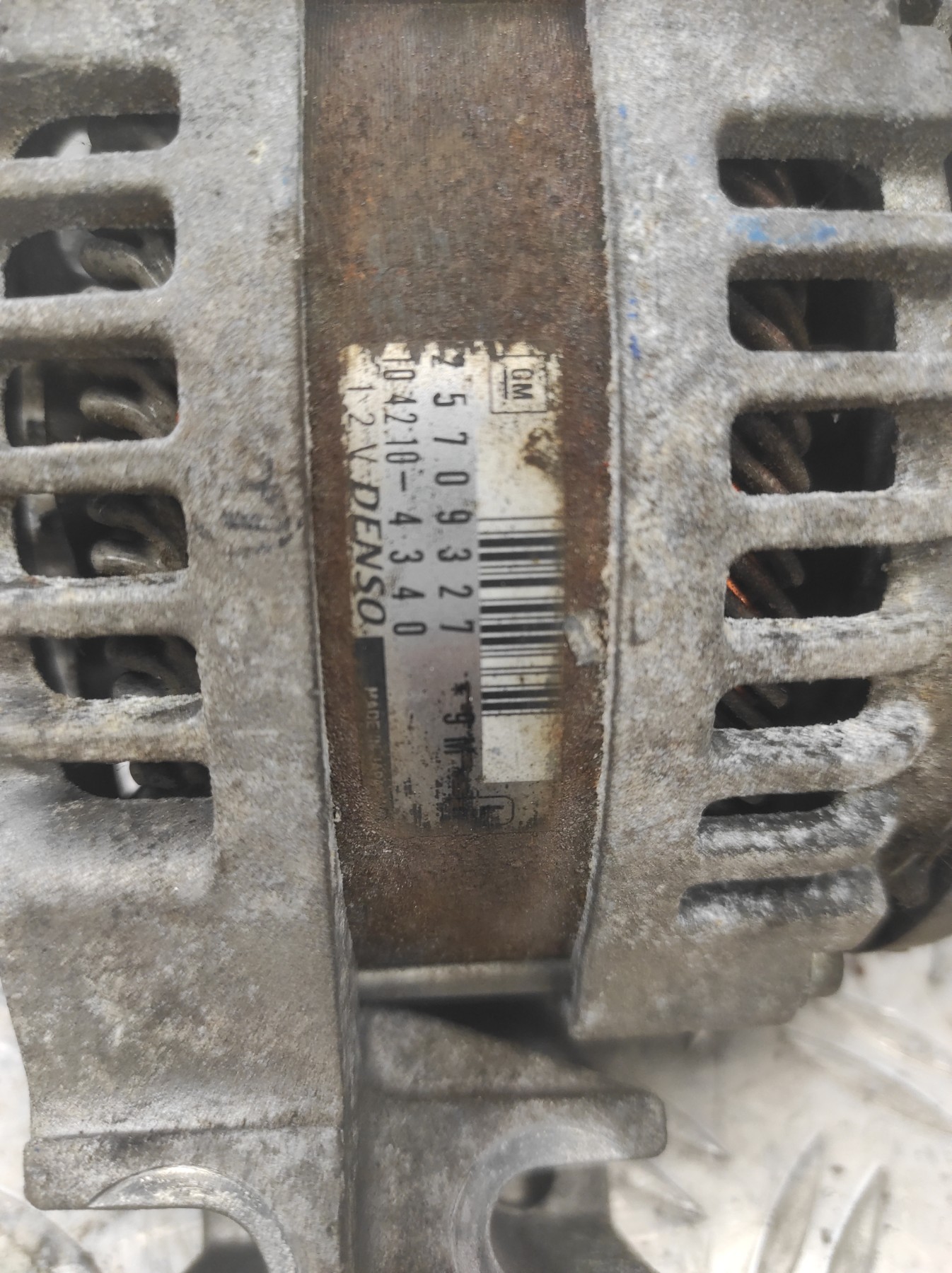 Alternateur CADILLAC STS 2 – 25709327