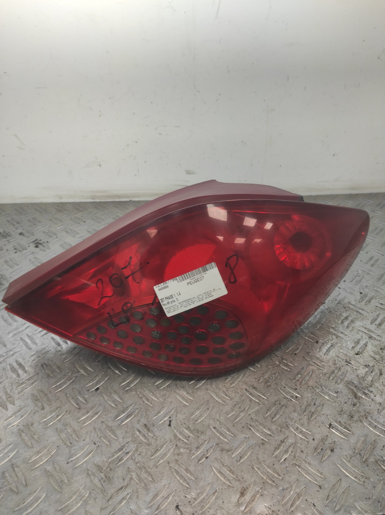 Feu arriere principal droit (feux) PEUGEOT 207 PHASE 1 – 9649986580