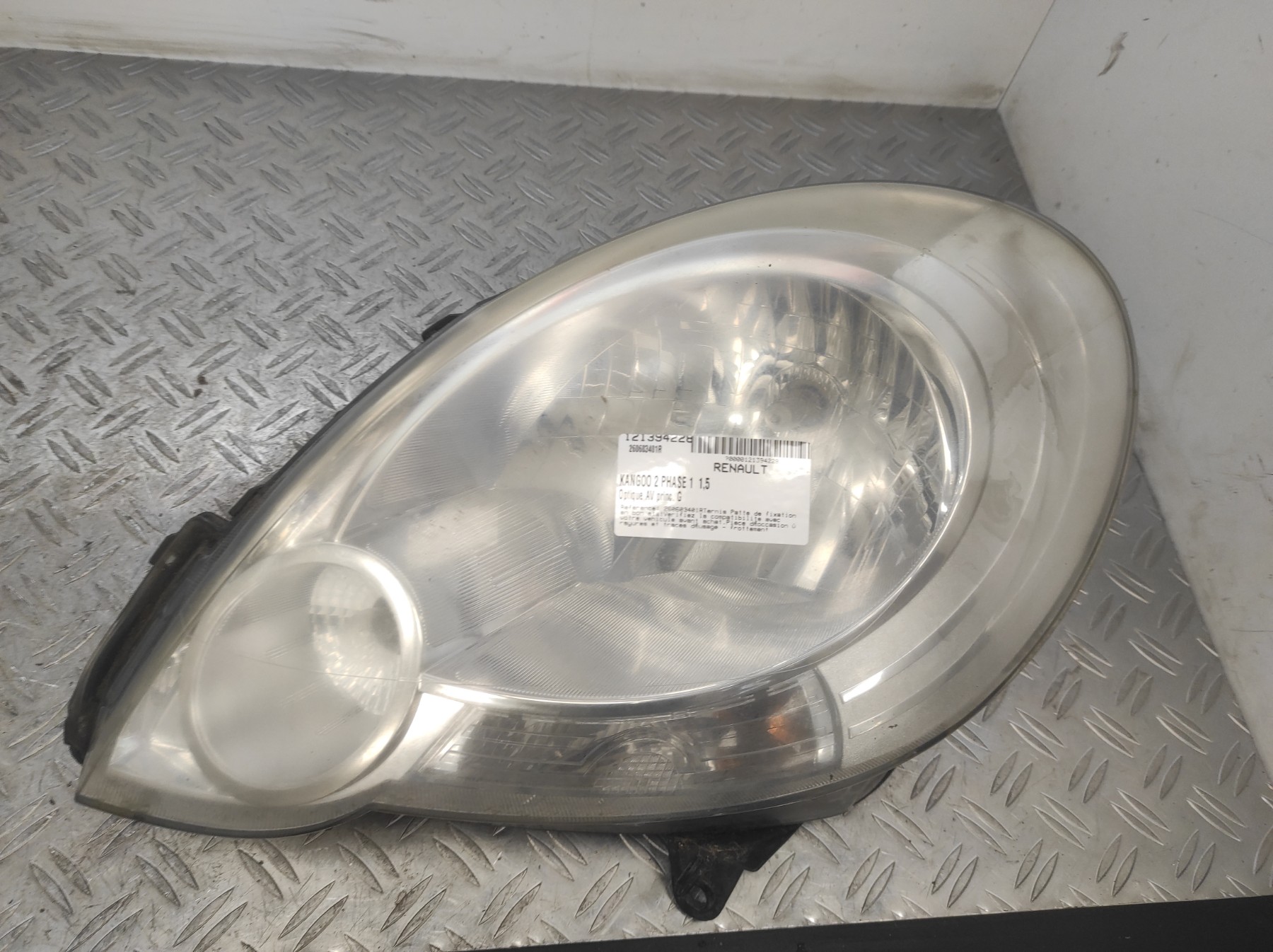 Optique avant principal gauche (feux)(phare) RENAULT KANGOO 2 PHASE 1 – 260603401R