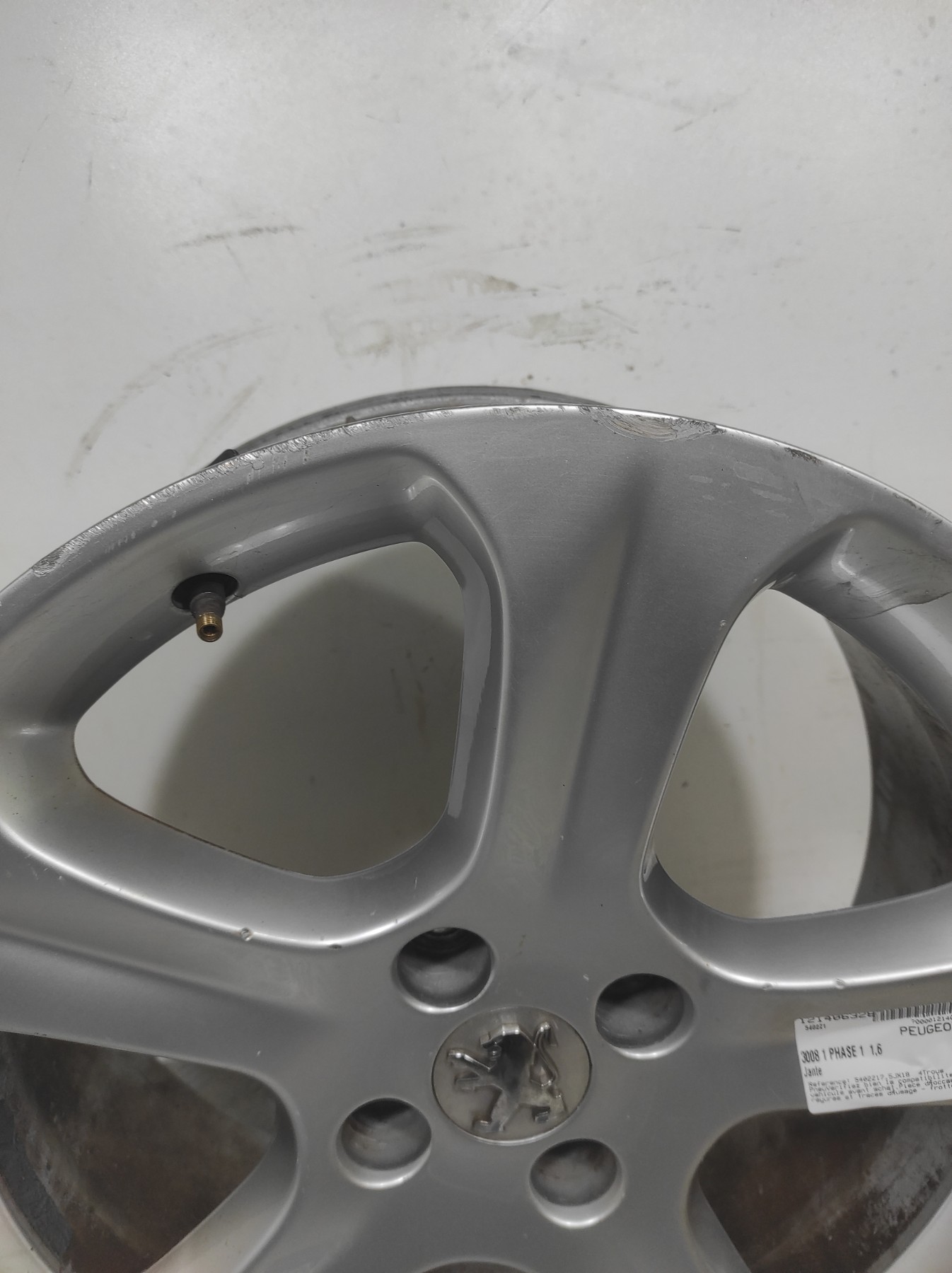 Jante PEUGEOT 3008 1 PHASE 1 – 5402Z1