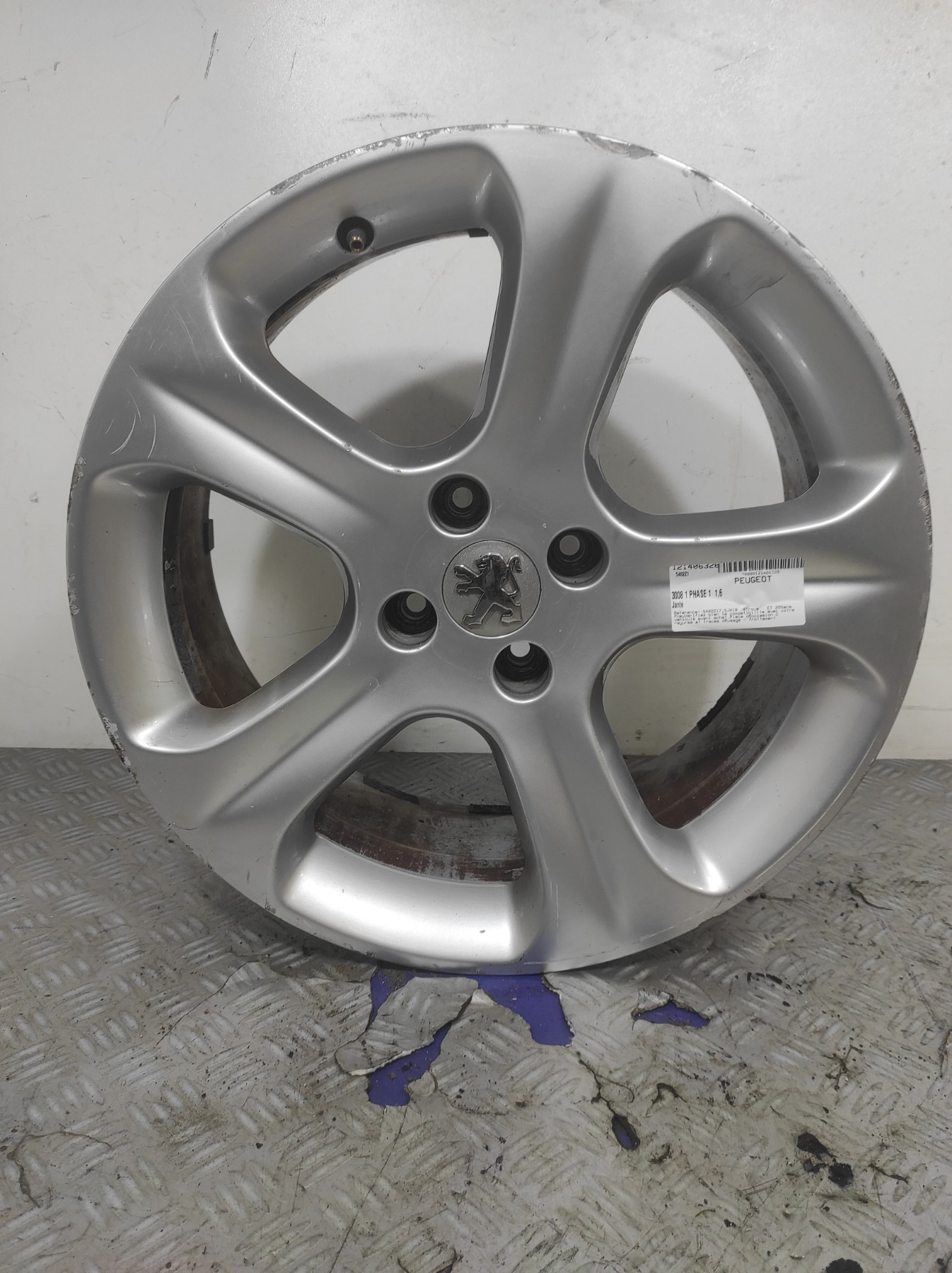 Jante PEUGEOT 3008 1 PHASE 1 – 5402Z1