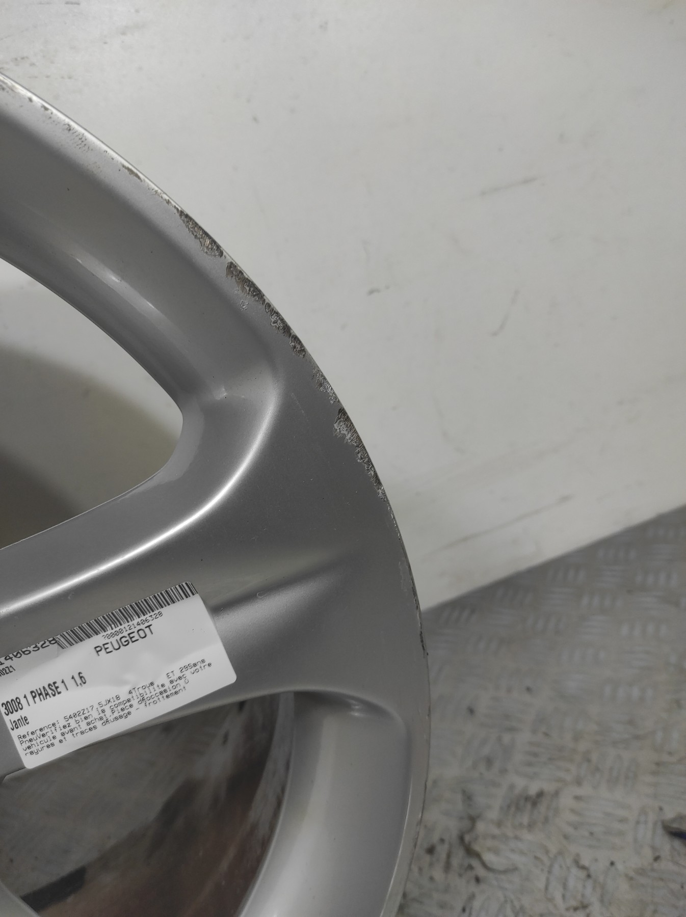 Jante PEUGEOT 3008 1 PHASE 1 – 5402Z1