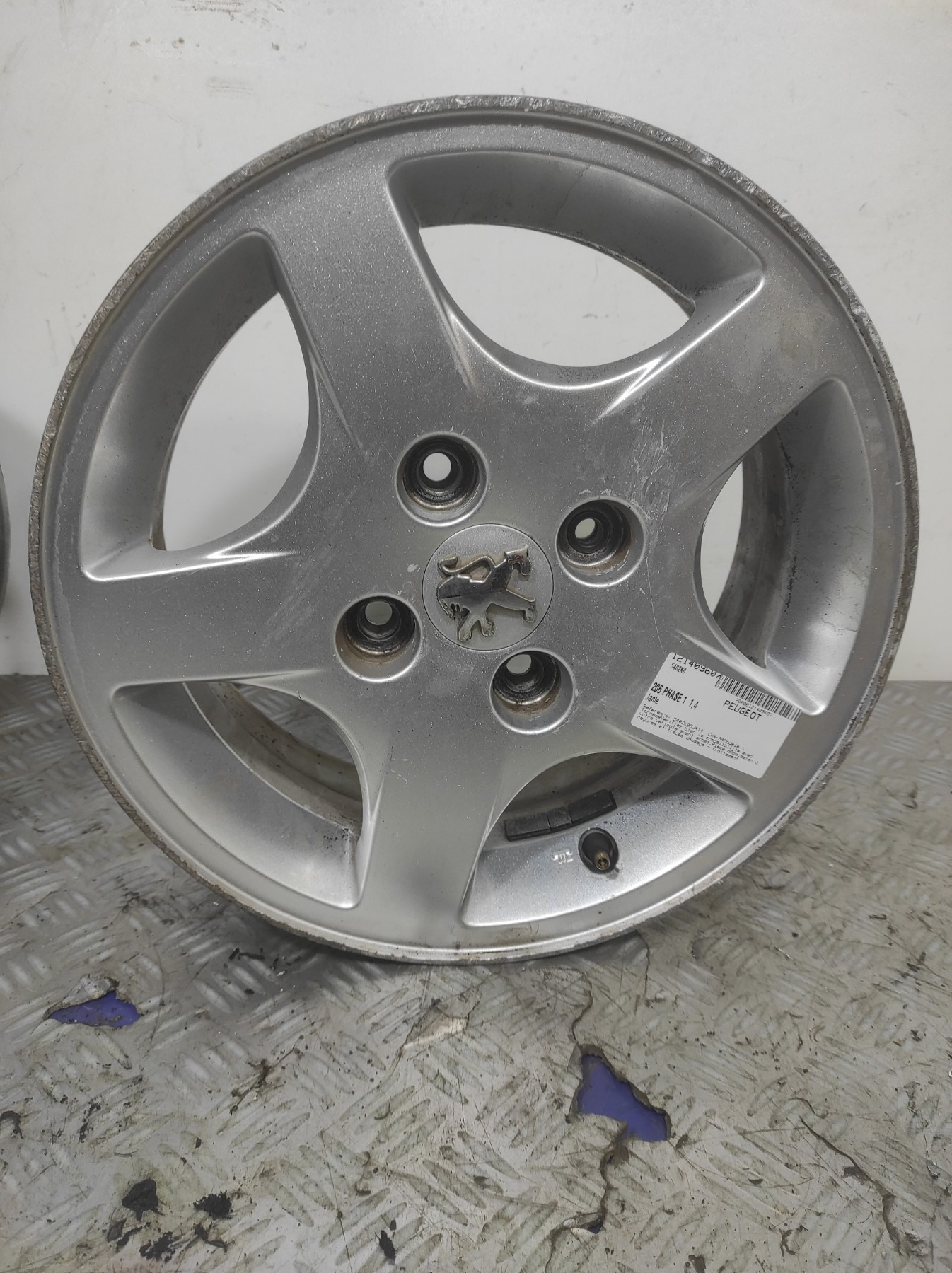 Jante PEUGEOT 206 PHASE 1 – 5402K0
