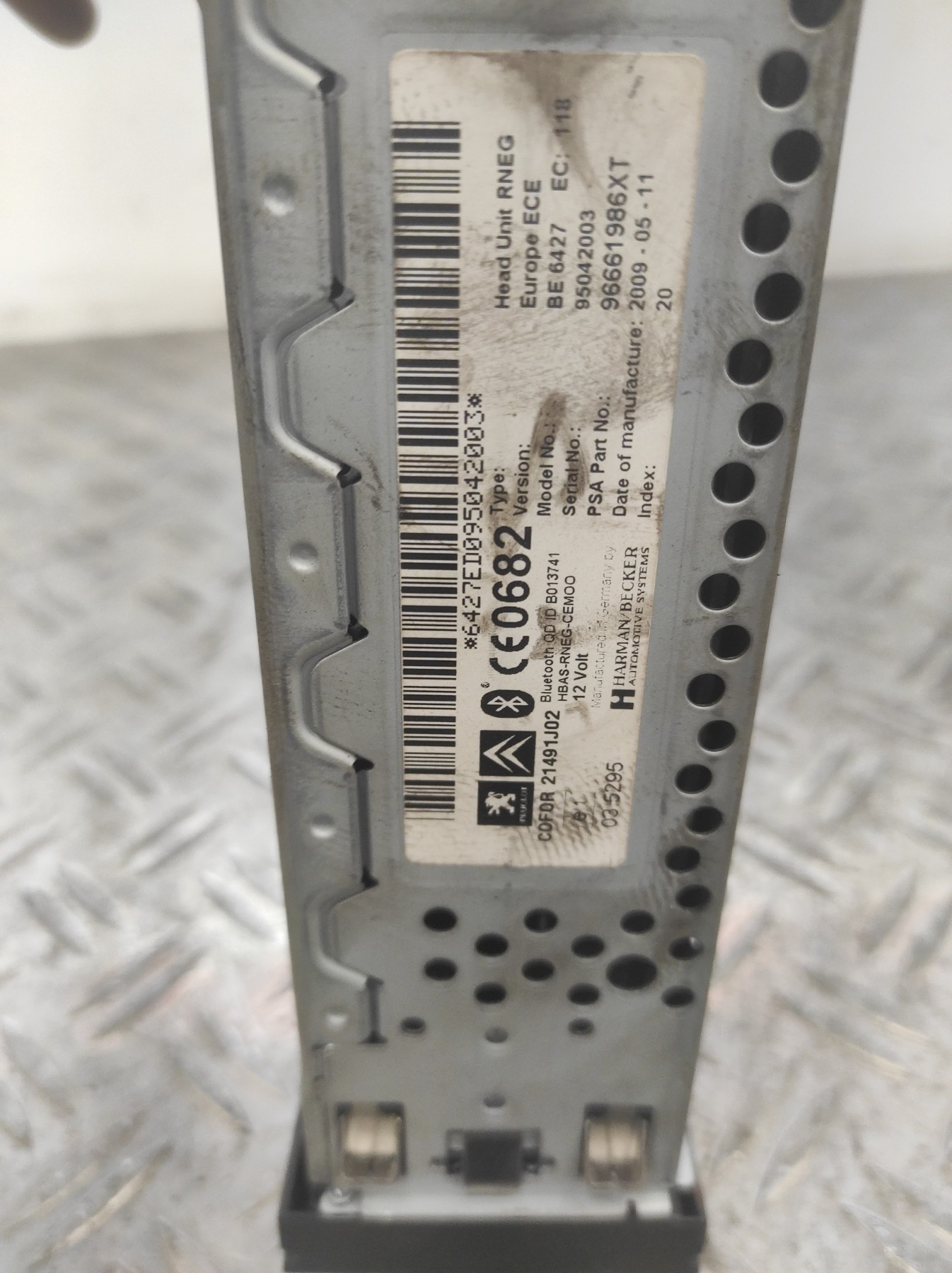 Autoradio d&rsquo;origine CITROEN C4 1 PHASE 1 – 96661986XT