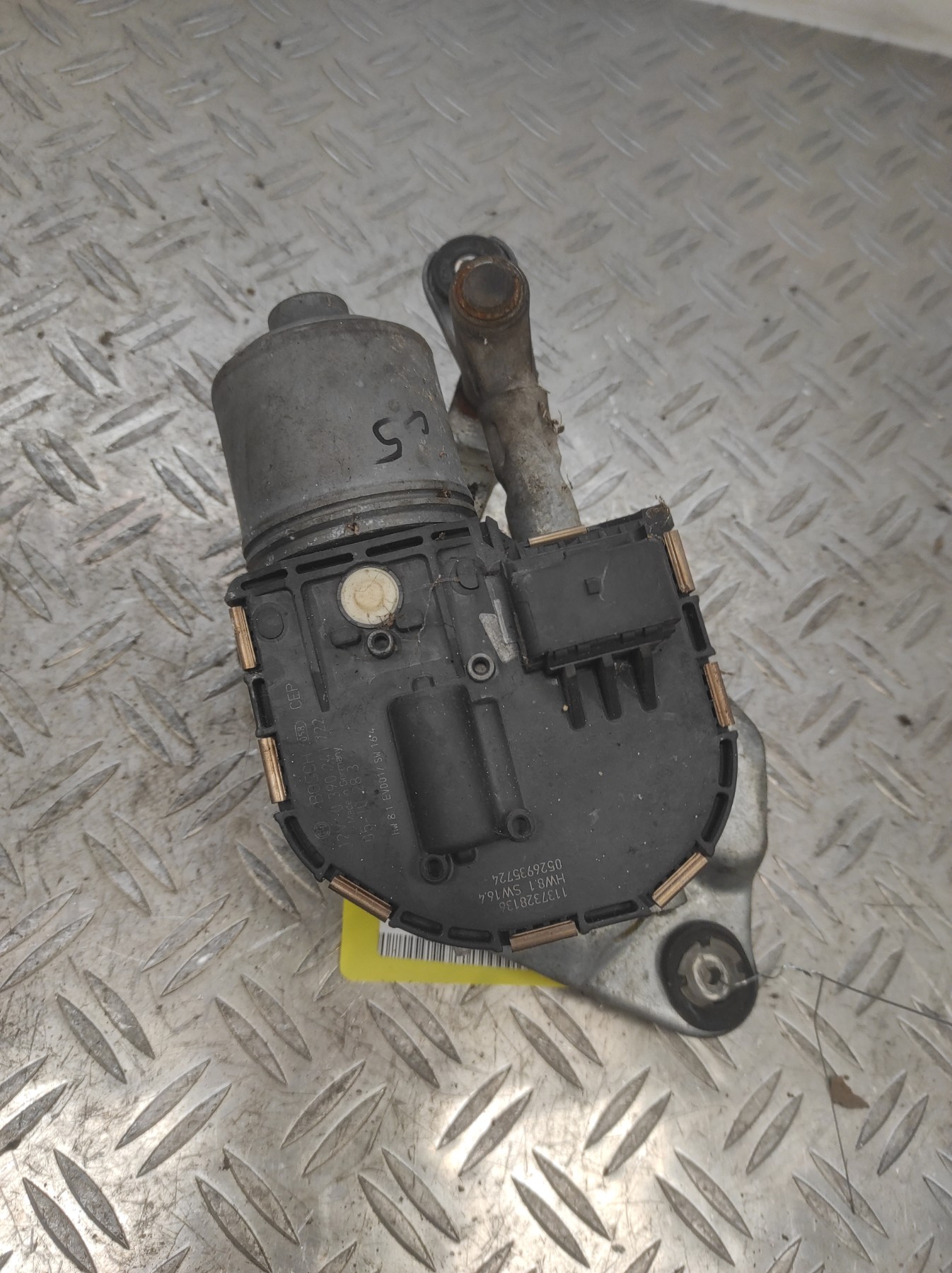 Moteur essuie glace avant droit PEUGEOT 407 PHASE 1 – 9656859880