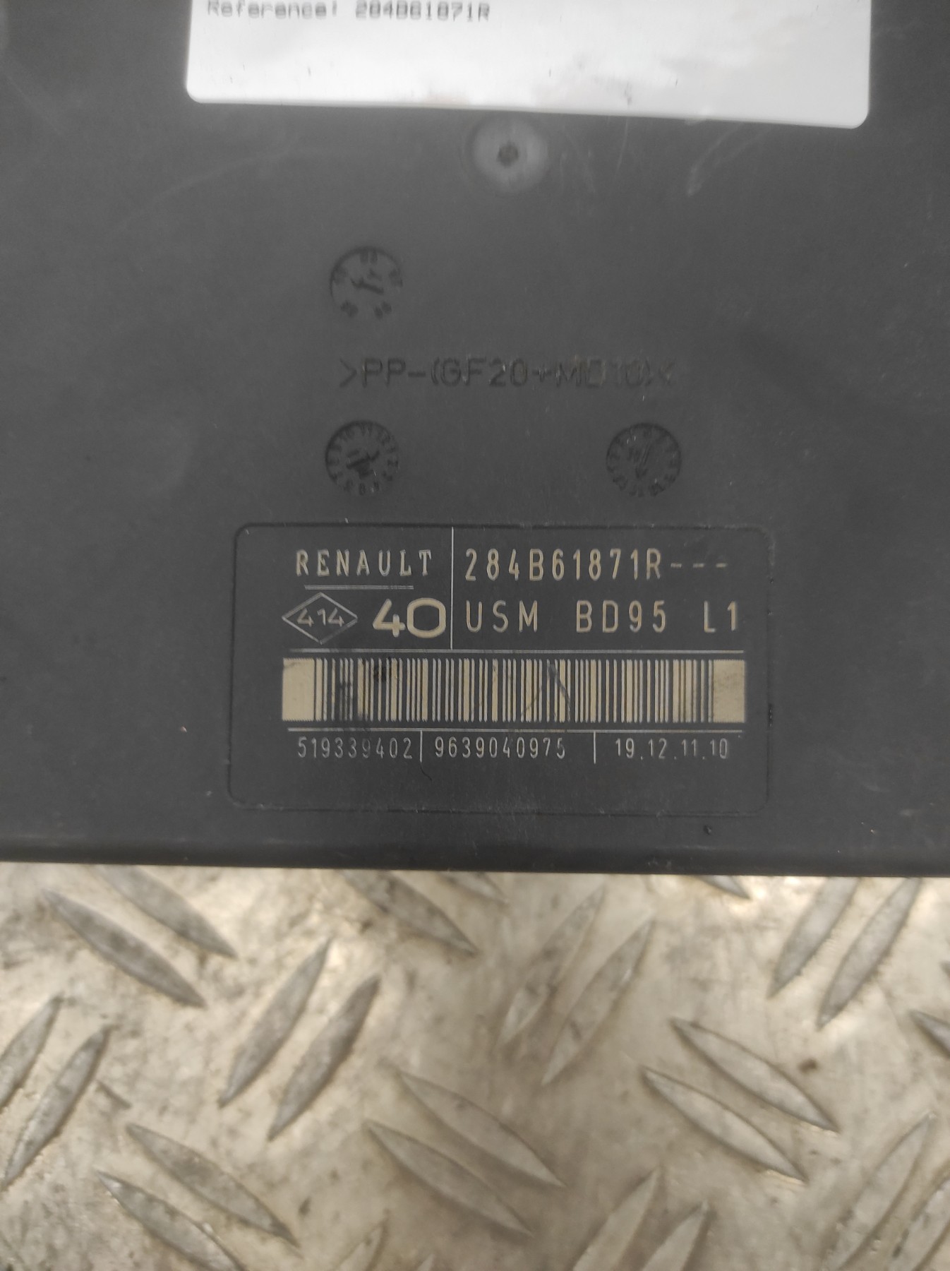 Boitier USM RENAULT MEGANE 3 PHASE 1 – 284B61871R