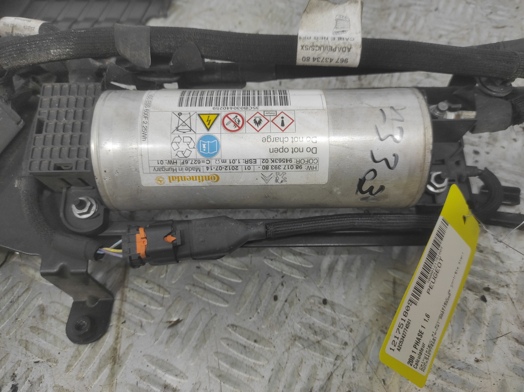 Calculateur PEUGEOT 208 1 PHASE 1 – A2C5342774501