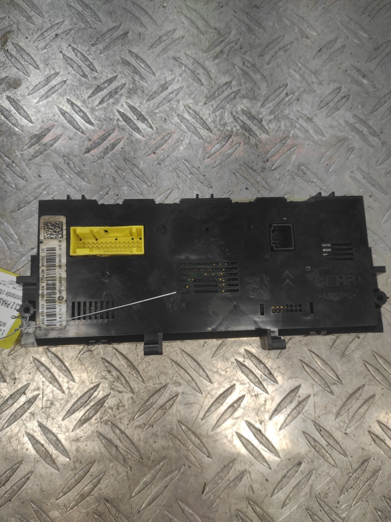 Commande chauffage CITROEN C3 2 PHASE 2 – 96753994XT